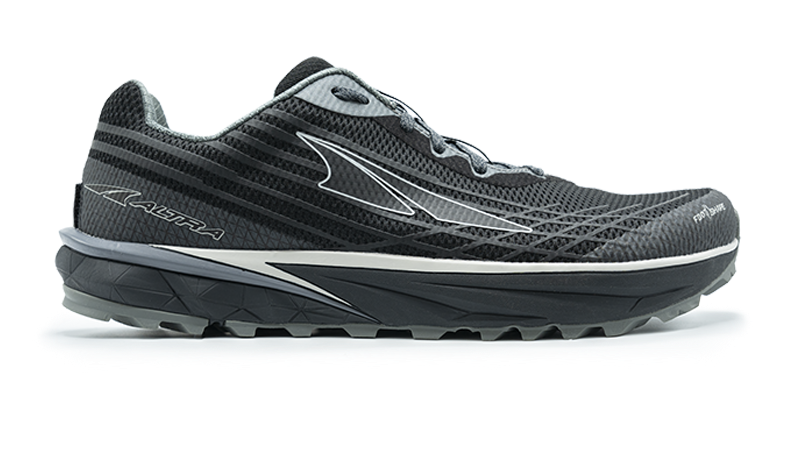 Altra Timp 2 Men\'s Size 9 Trail Running Shoes Black Gray Foot Shape Altra Timp 4 Trail Running Shoe Mens in Dark Gray main image 4