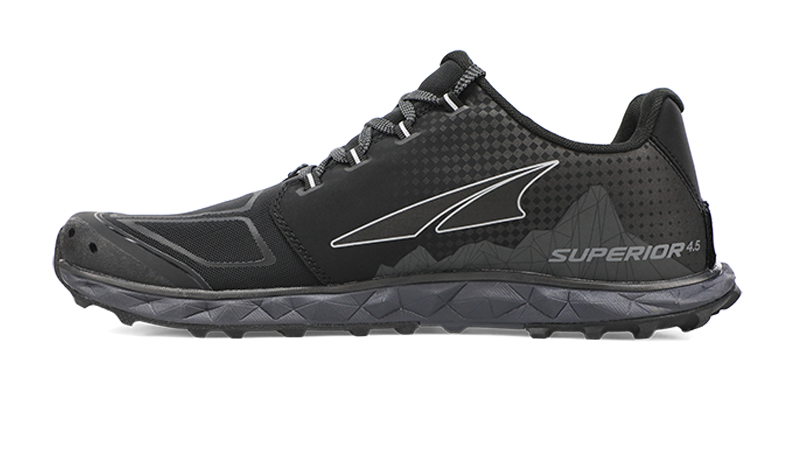 ALTRA スーペリア 4.5 トレイルランニングシューズ MEN'S SUPERIOR 4.5 Trail Racing Shoe - Black | Altra Running US