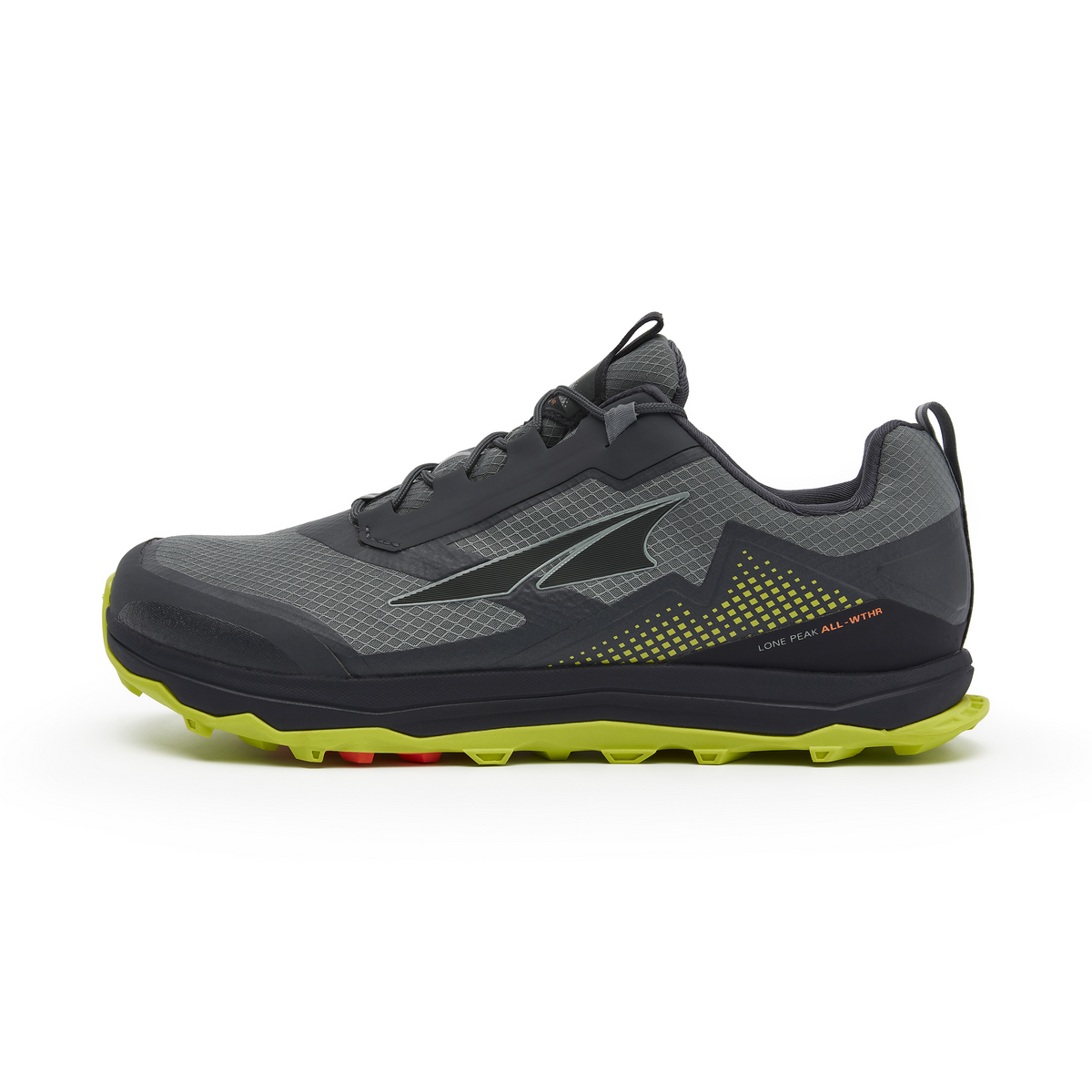 Men's Lone Peak ALL-WTHR Low: Trail Running Shoes - Black/Yellow
