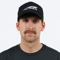 Logo'd Trucker Hat Black - ver - 1