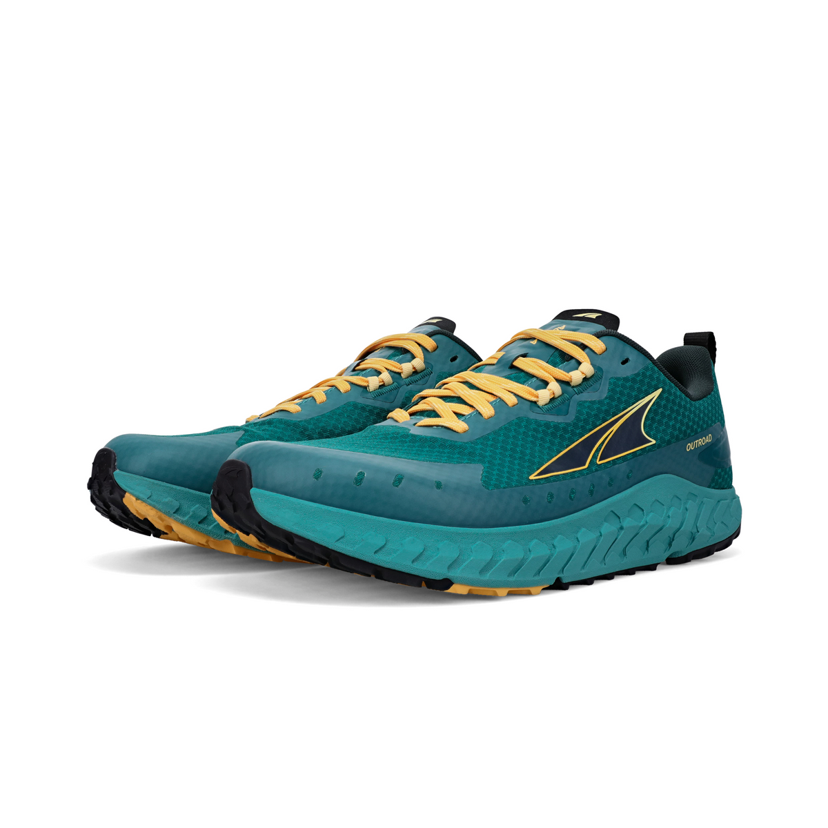 Altra OUTROAD Men’s 9 Teal Athletic Trail Running Shoes‎ Sneakers Excellent! Mens Altra Outroad Deep Teal Synthetic Trail | Mercari main image 2