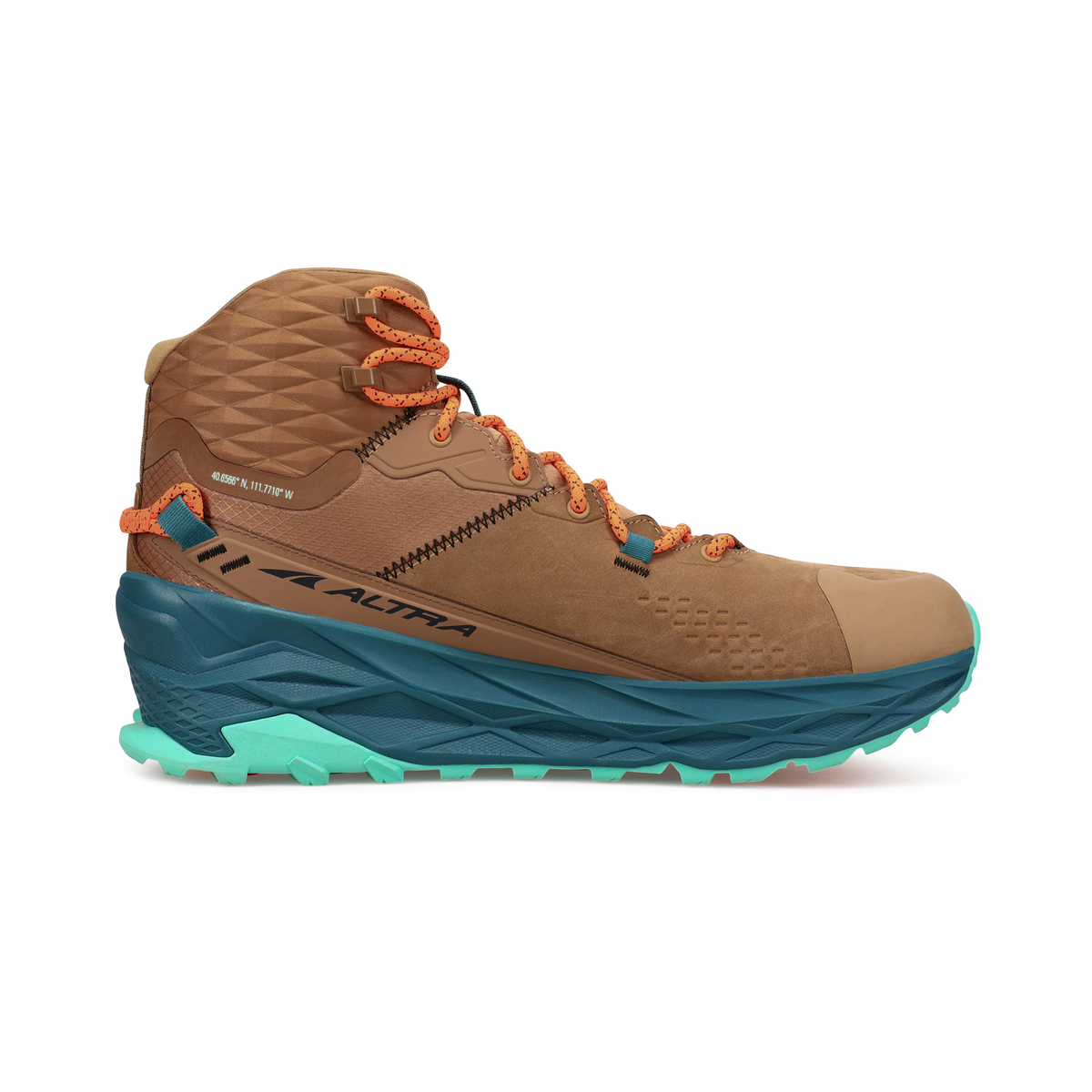 Men's Olympus 5 Hike Mid GTX Hiking Shoes For All Trails - Brown