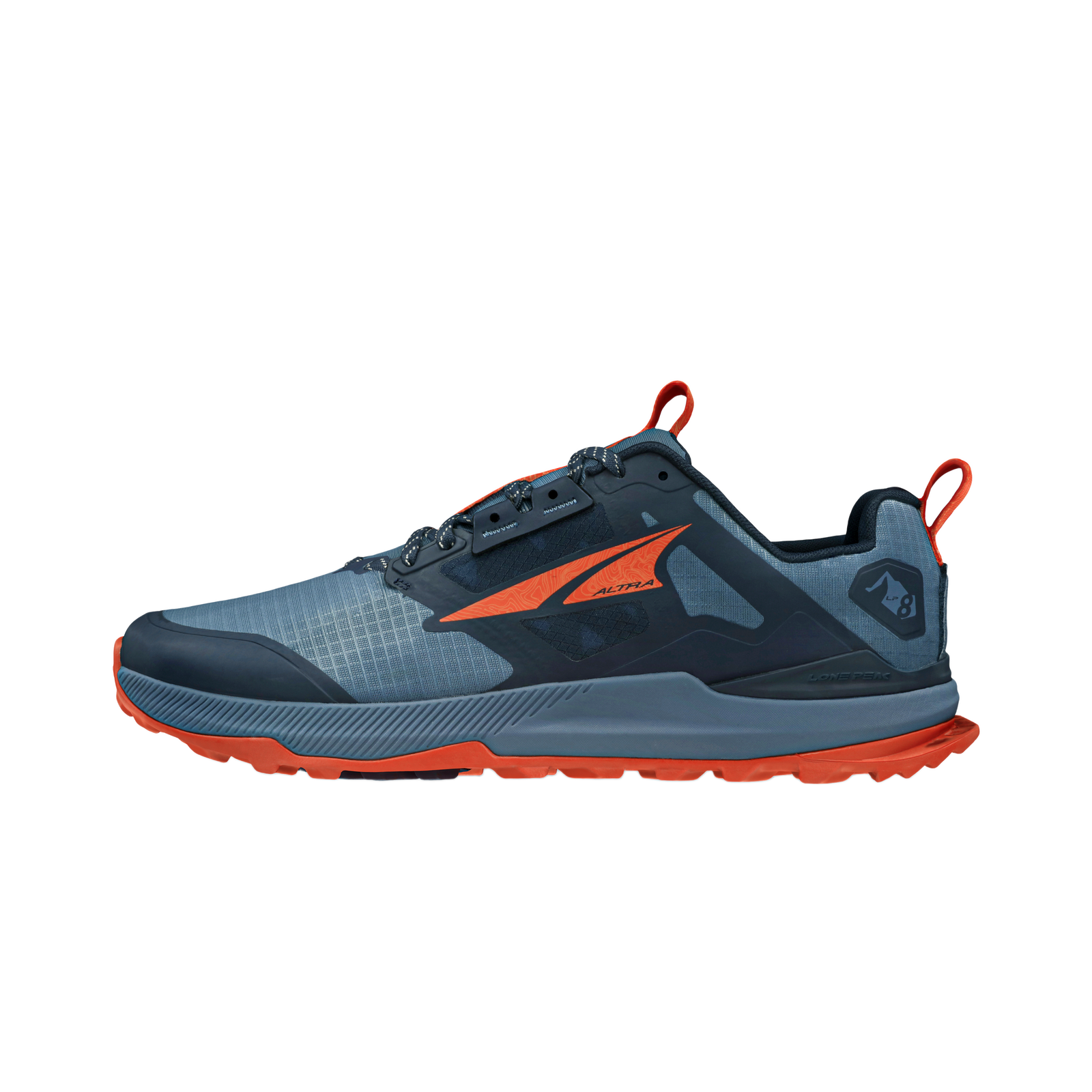 Men's Lone Peak 8 Blue/Orange - ver - 1