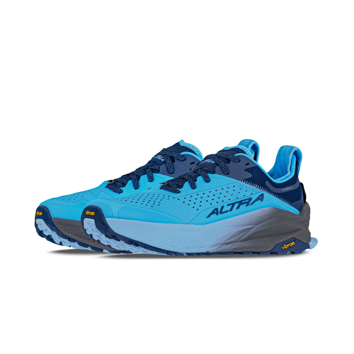 Olympus 6 Men's Trail Running Shoe - Gray/Blue | Altra Running US