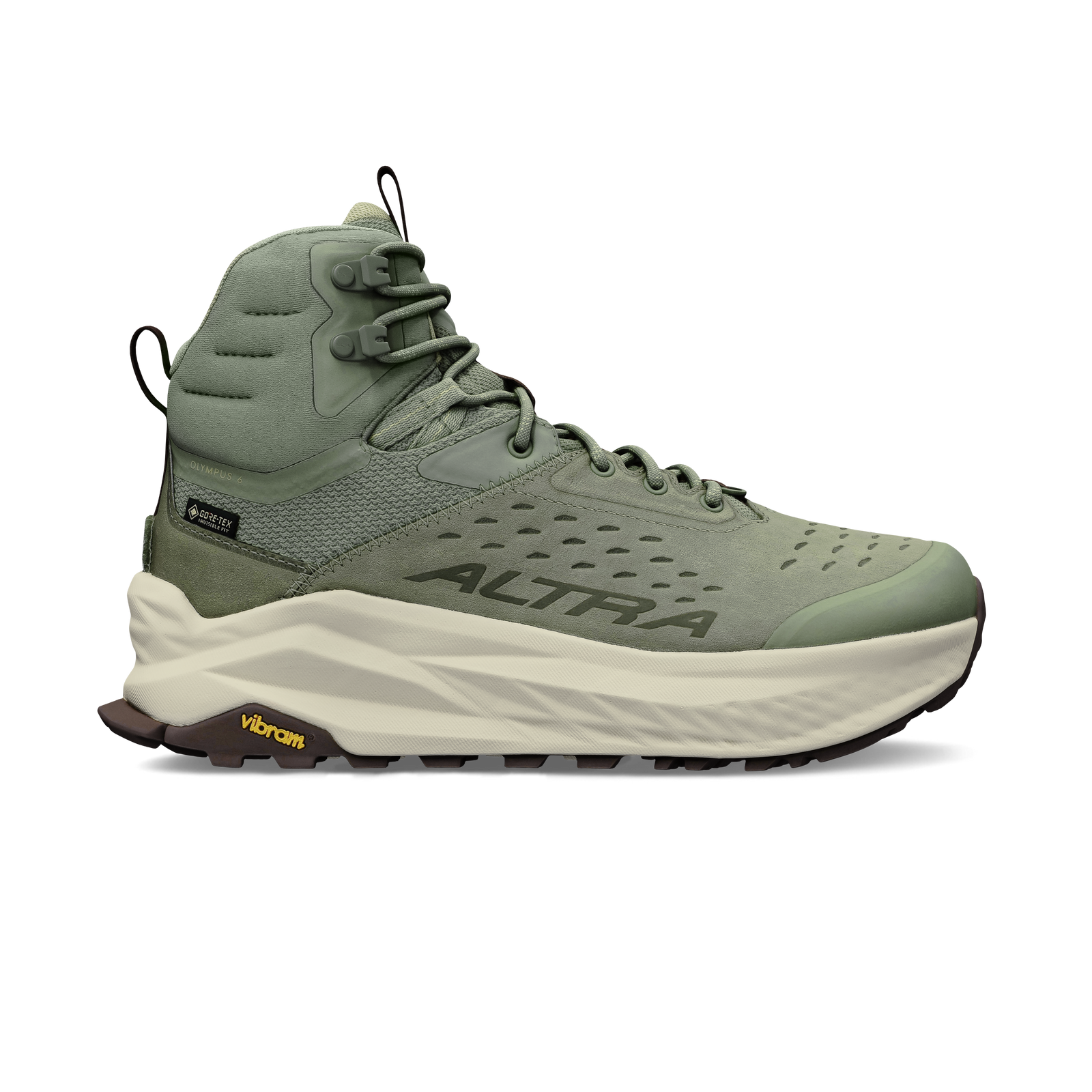 Olympus 6 Hike Mid GTX Women's Hikers - Dusty Olive | Altra Running CA Olympus 6 Hike Mid GTX Women's Hikers - Dusty Olive | Altra Running CA