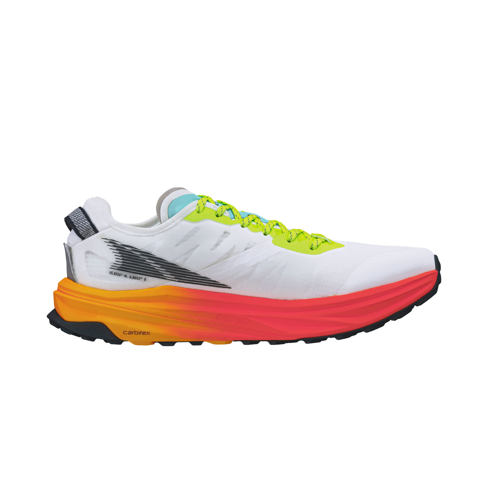 Women's Mont Blanc Carbon White/Orange - ver - 4