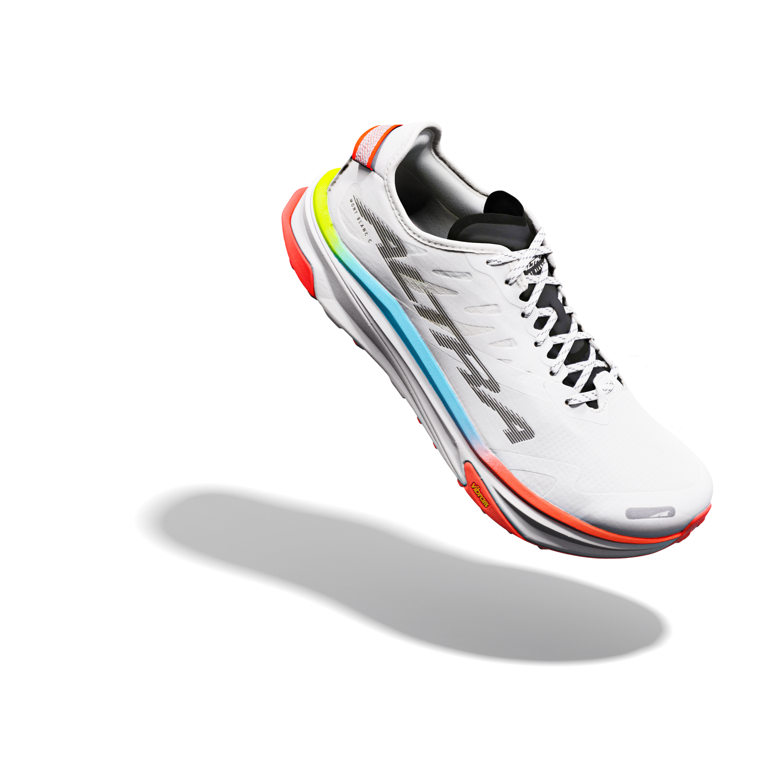 Women's Mont Blanc Carbon White/Black/Fiery Coral - ver - 6