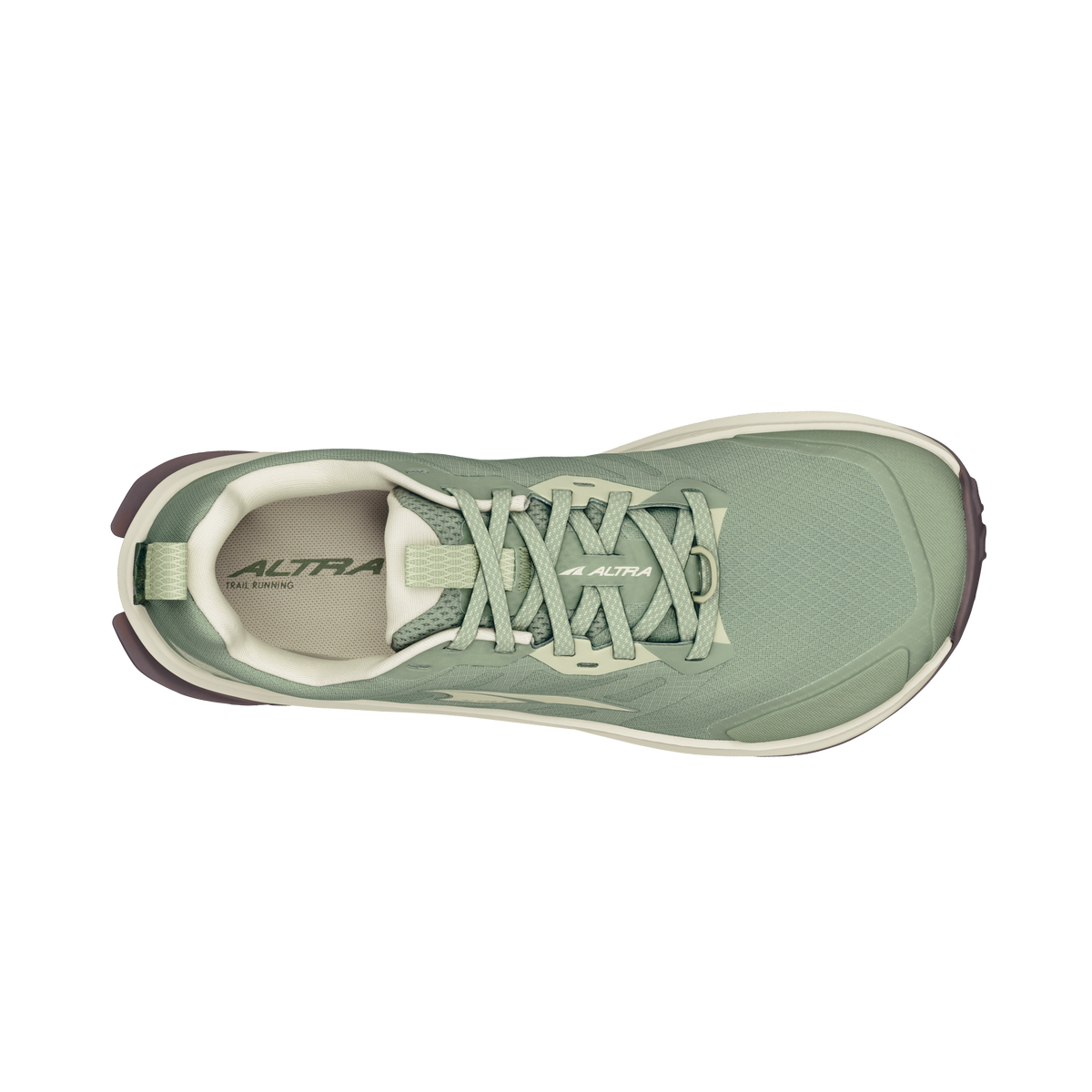 Women's Lone Peak 9 Green Milieu/Sea Pine/Bone White - 3