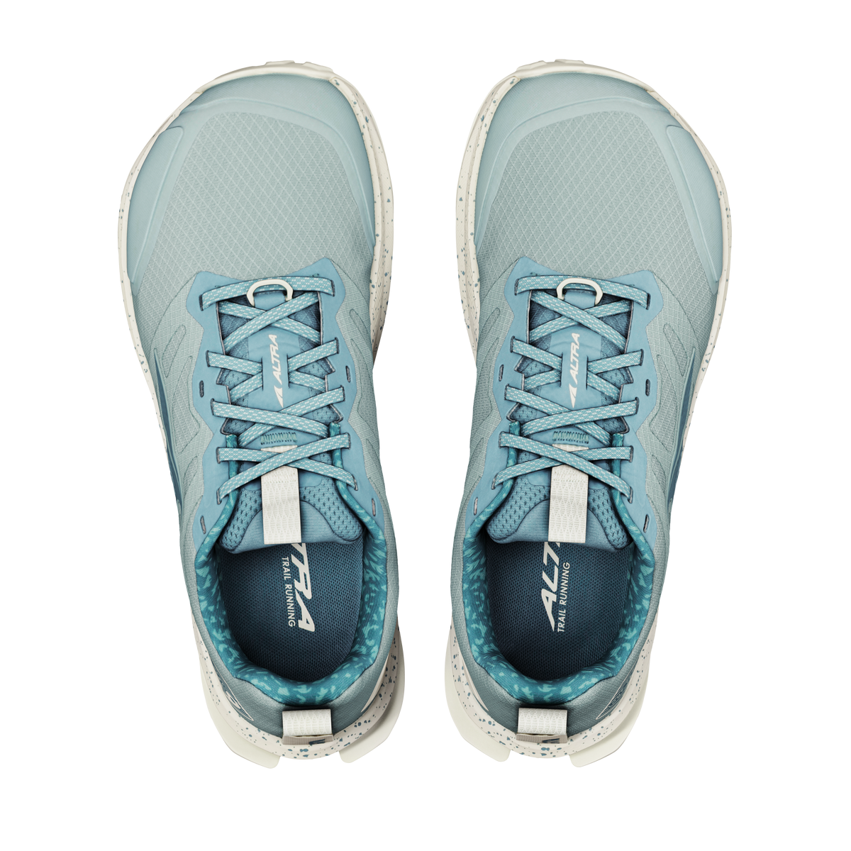 Women's Lone Peak 9 Green Milieu/Sea Pine/Bone White - 2