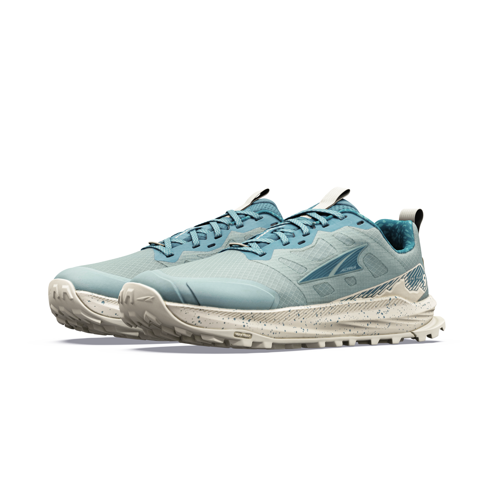 Women's Lone Peak 9 Green Milieu/Sea Pine/Bone White - ver - 5