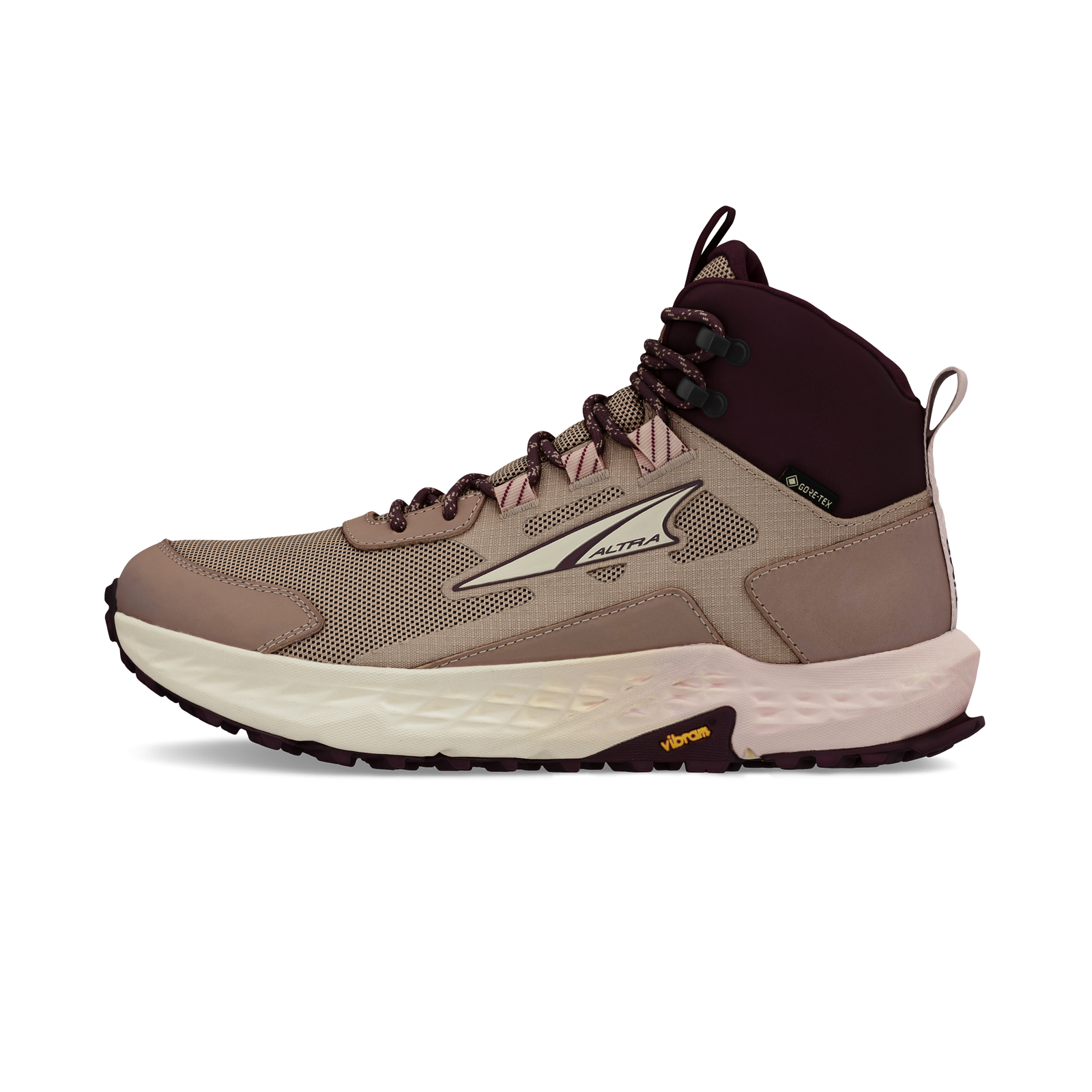 Timp Hiker GTX Women's Hiking Boot - Taupe/Pink | Altra Running US Timp Hiker GTX Women's Hiking Boot - Taupe/Pink | Altra Running US