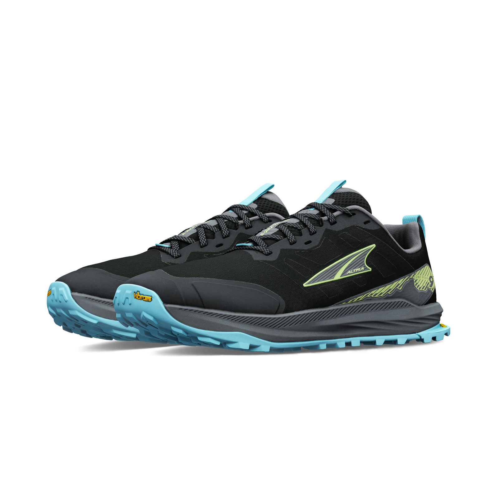 Men's Lone Peak 9+ Black/Dark Gull Grey - ver - 5