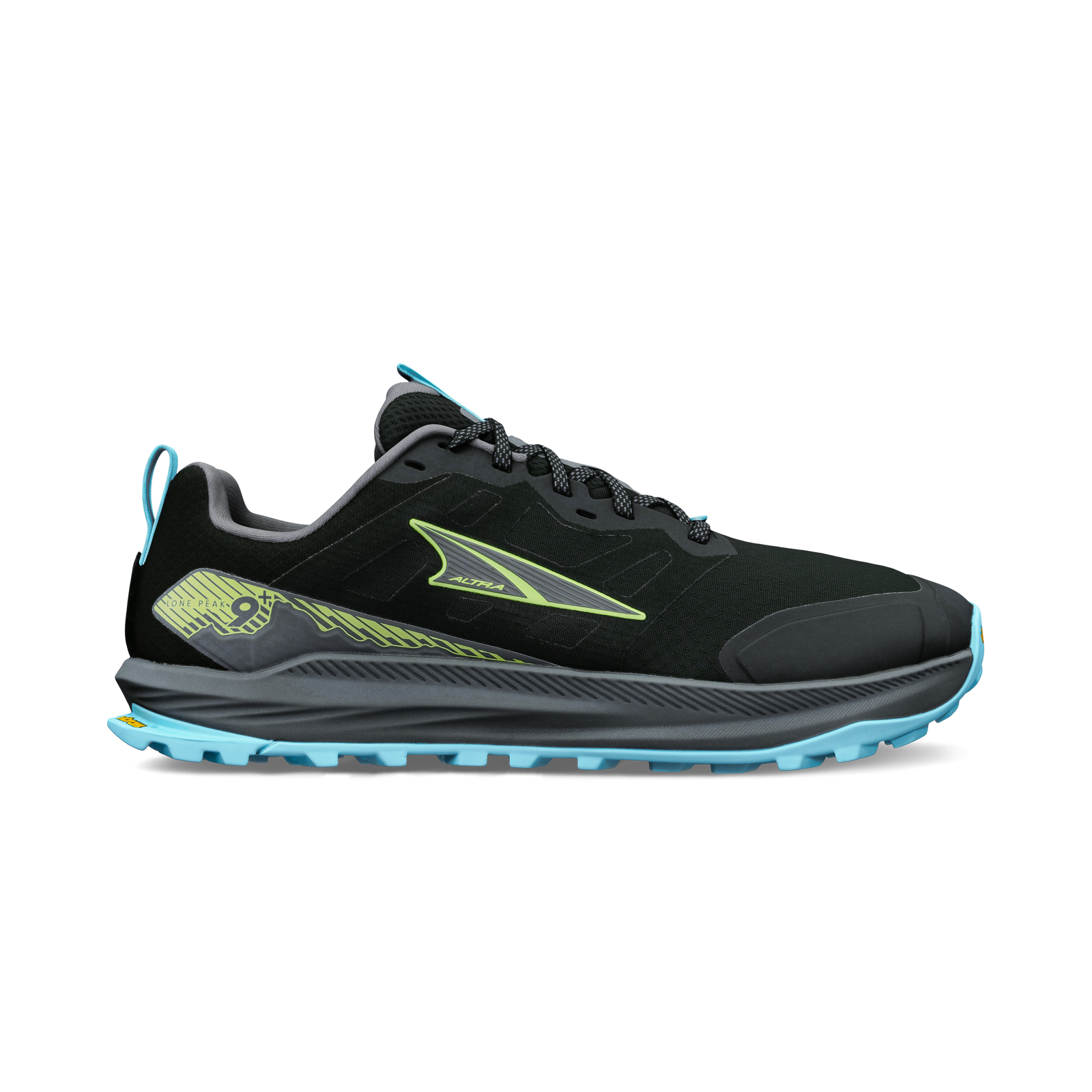 Men's Lone Peak 9+ Black/Dark Gull Grey - ver - 1
