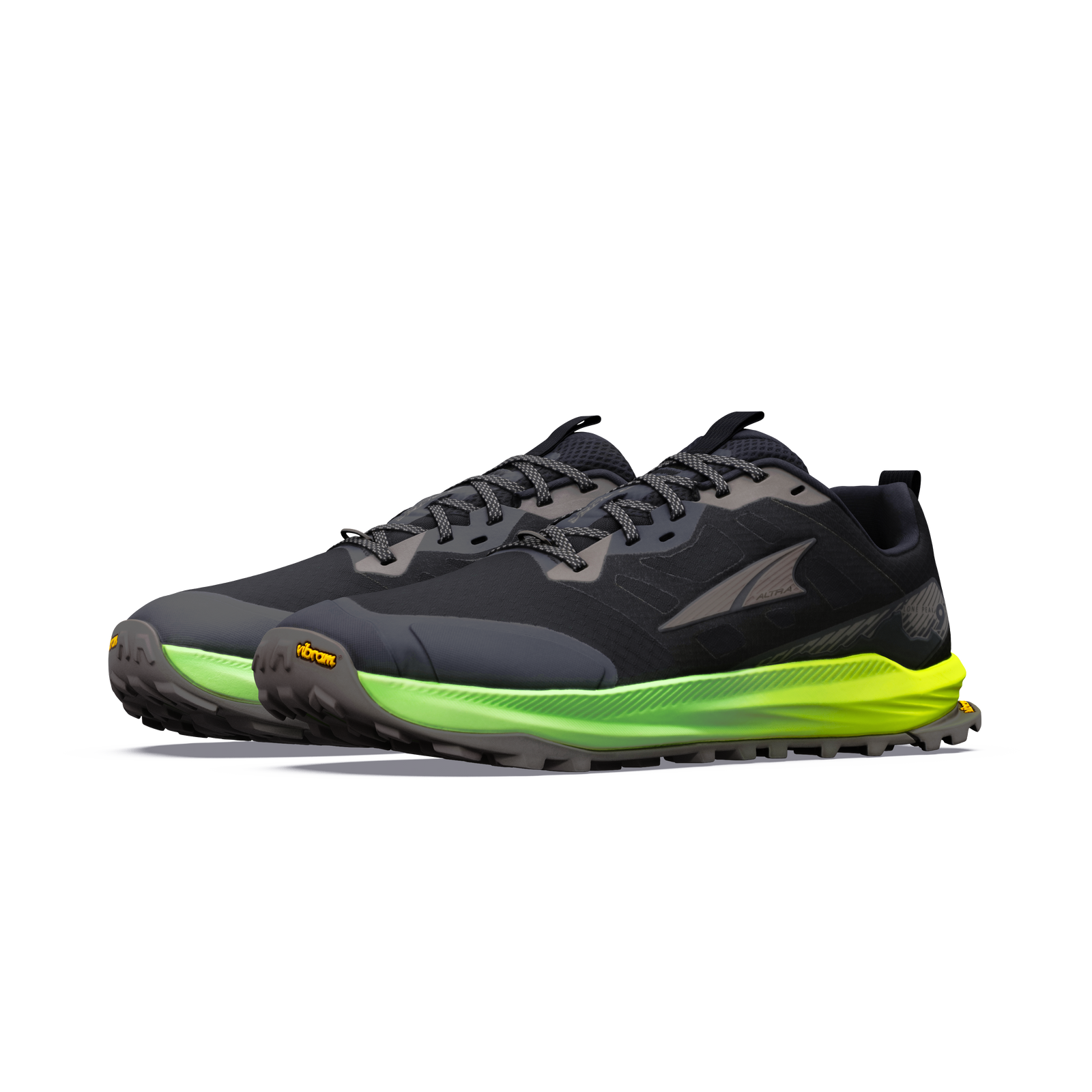 Men's Lone Peak 9+ Black/Dark Gull Grey - ver - 5