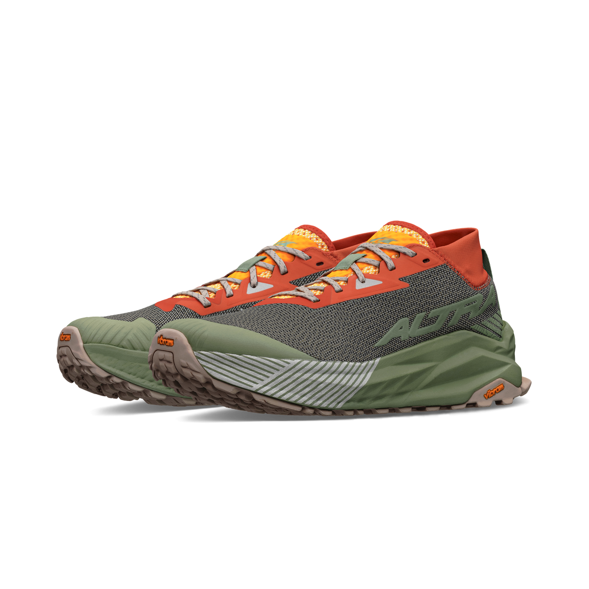 Olympus 275 Men's Trail Running Shoe - Gray/Orange | Altra Running US