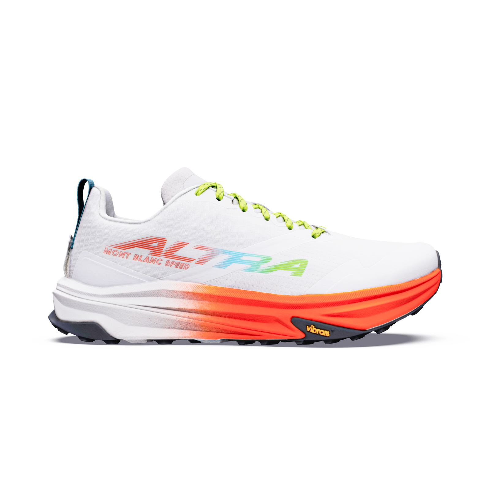Men's Mont Blanc Speed White/Fiery Coral/Blue - ver - 1