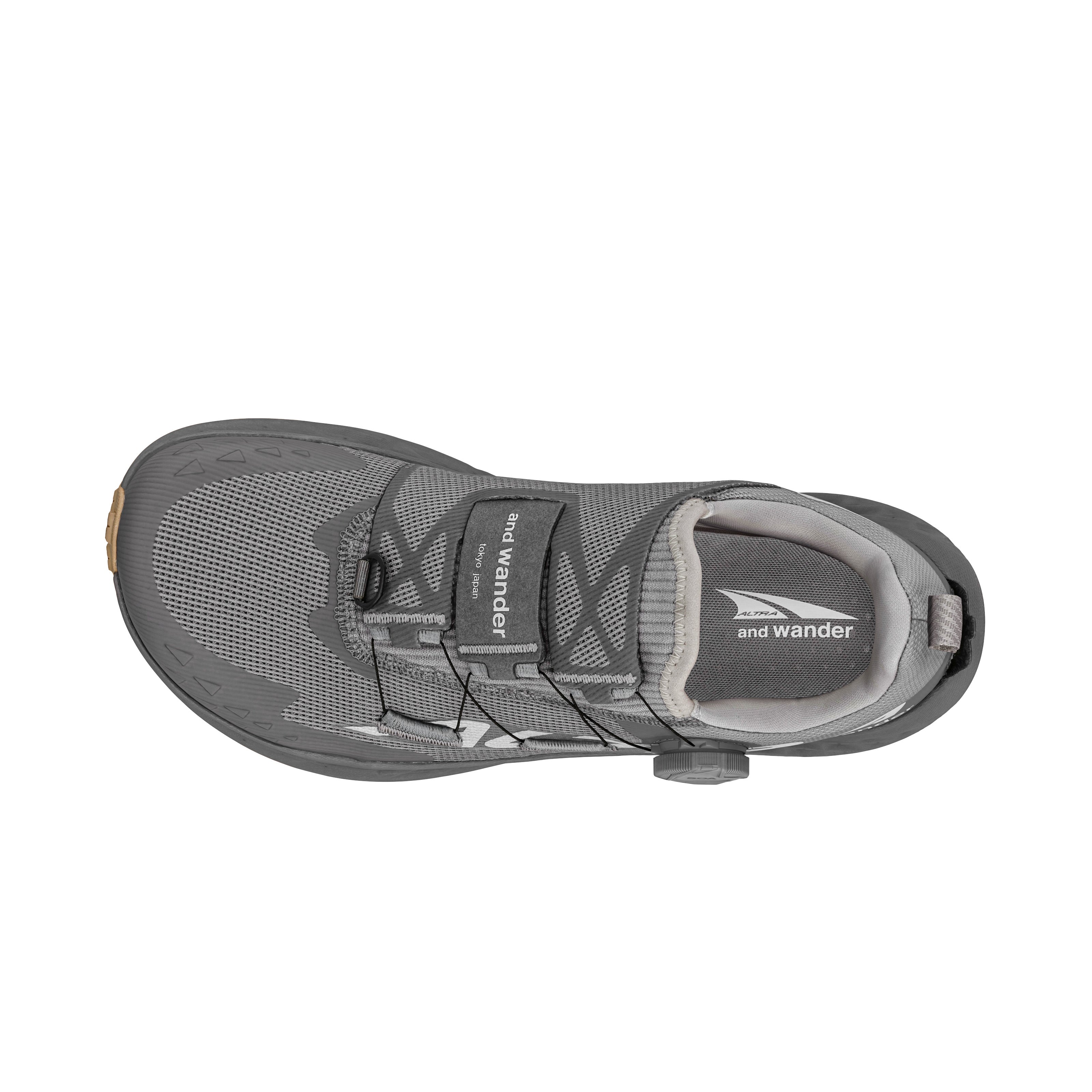 Men's Timp 5 BOA and wander Trail Shoe - Titanium Gray | Altra