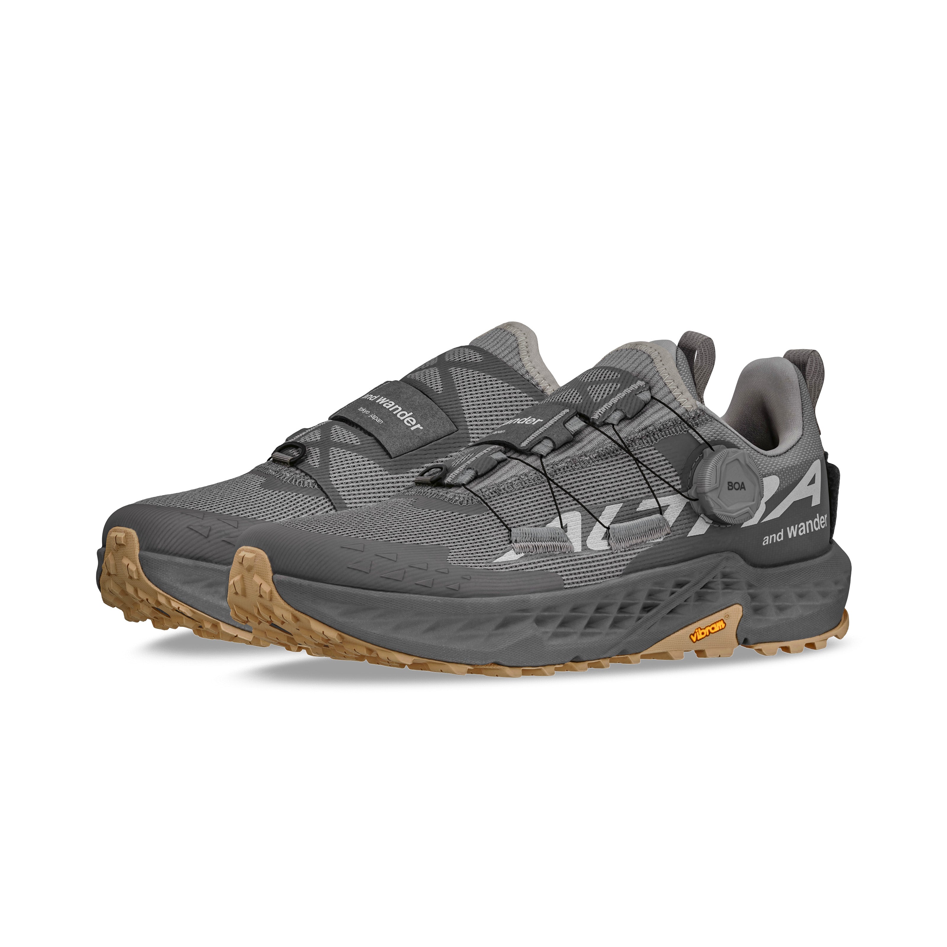 Men's Timp 5 BOA and wander Trail Shoe - Titanium Gray | Altra