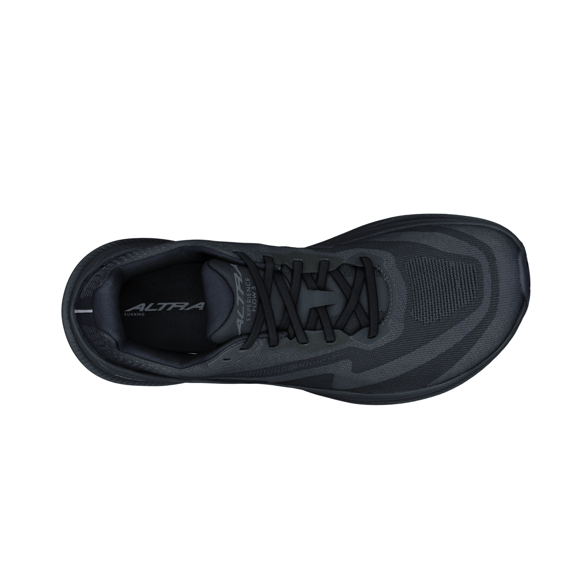 Góc nhìn từ trên xuống của Altra Experience Flow 3 Black