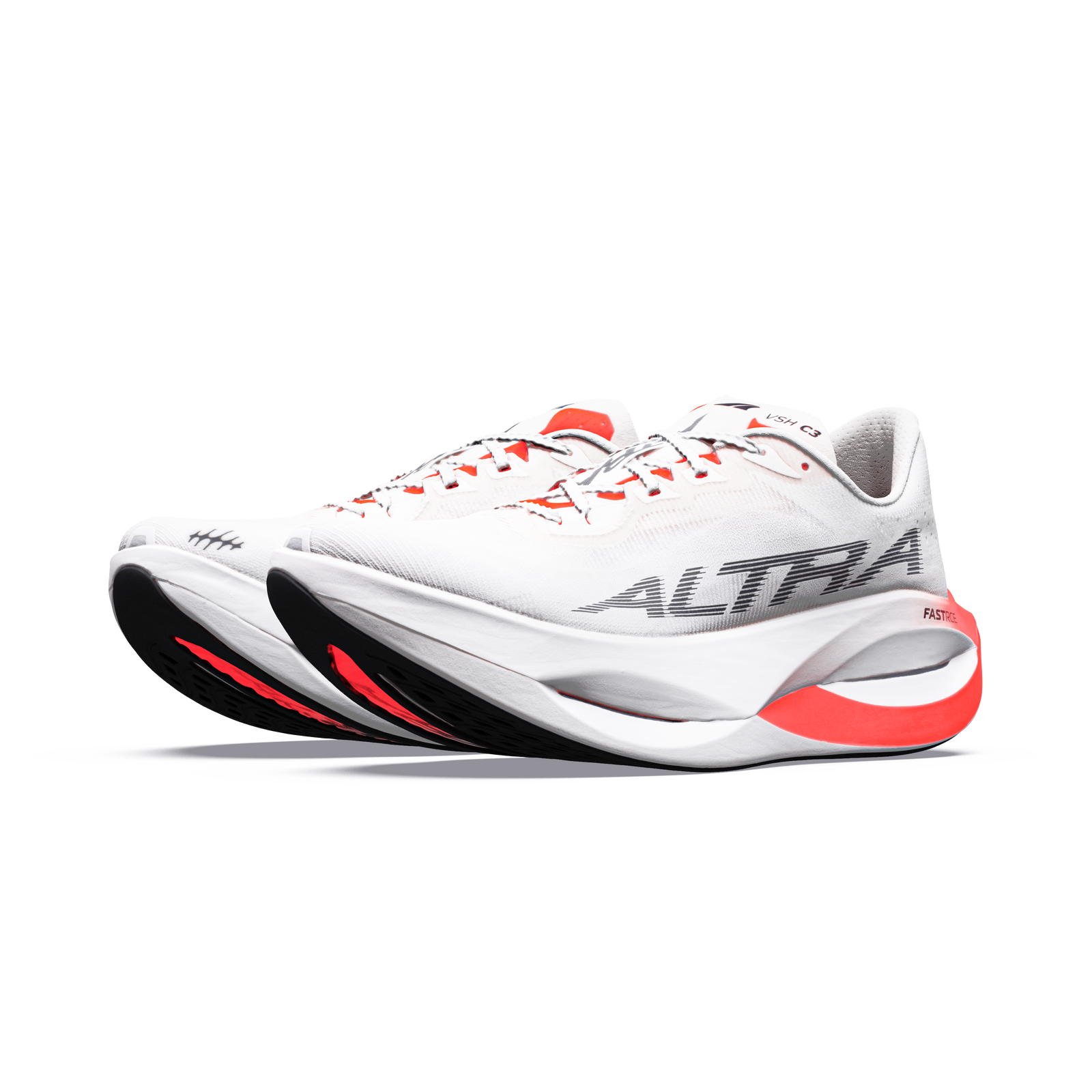 Men's Vanish Carbon 3 White/Black/Fiery Coral - ver - 5