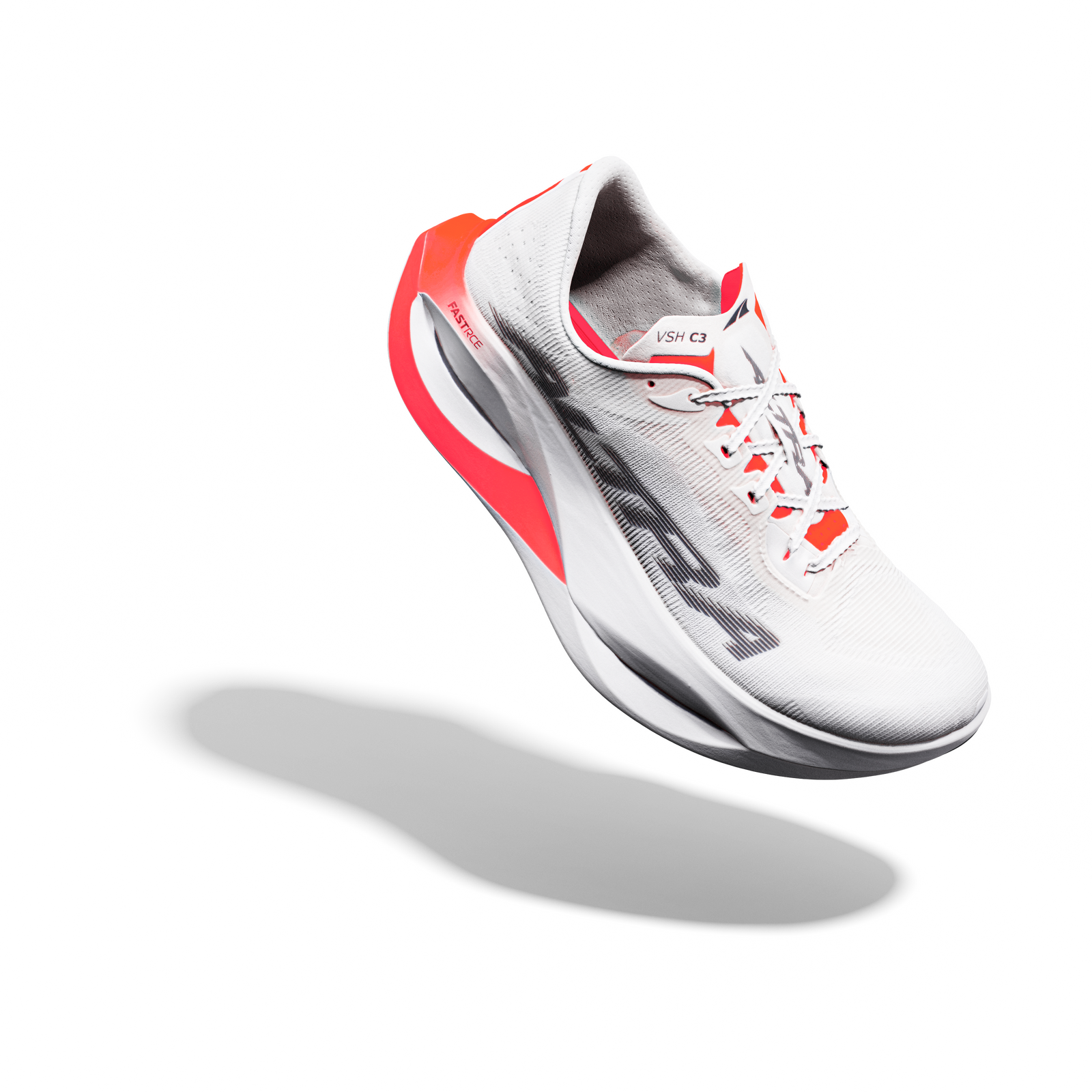 Men's Vanish Carbon 3 White/Black/Fiery Coral - ver - 6