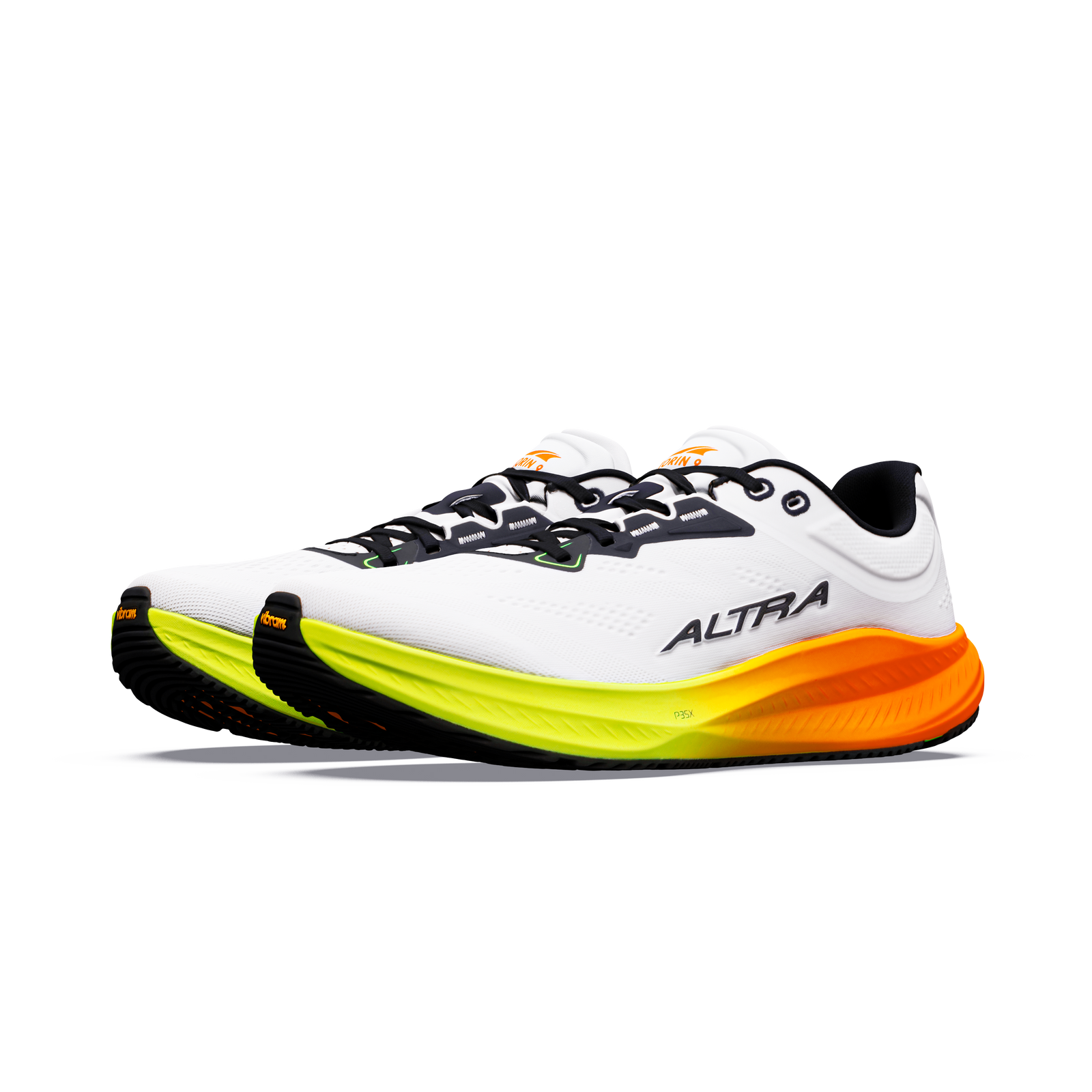 Men's Torin 9 White/Black/Safety Yellow - ver - 5