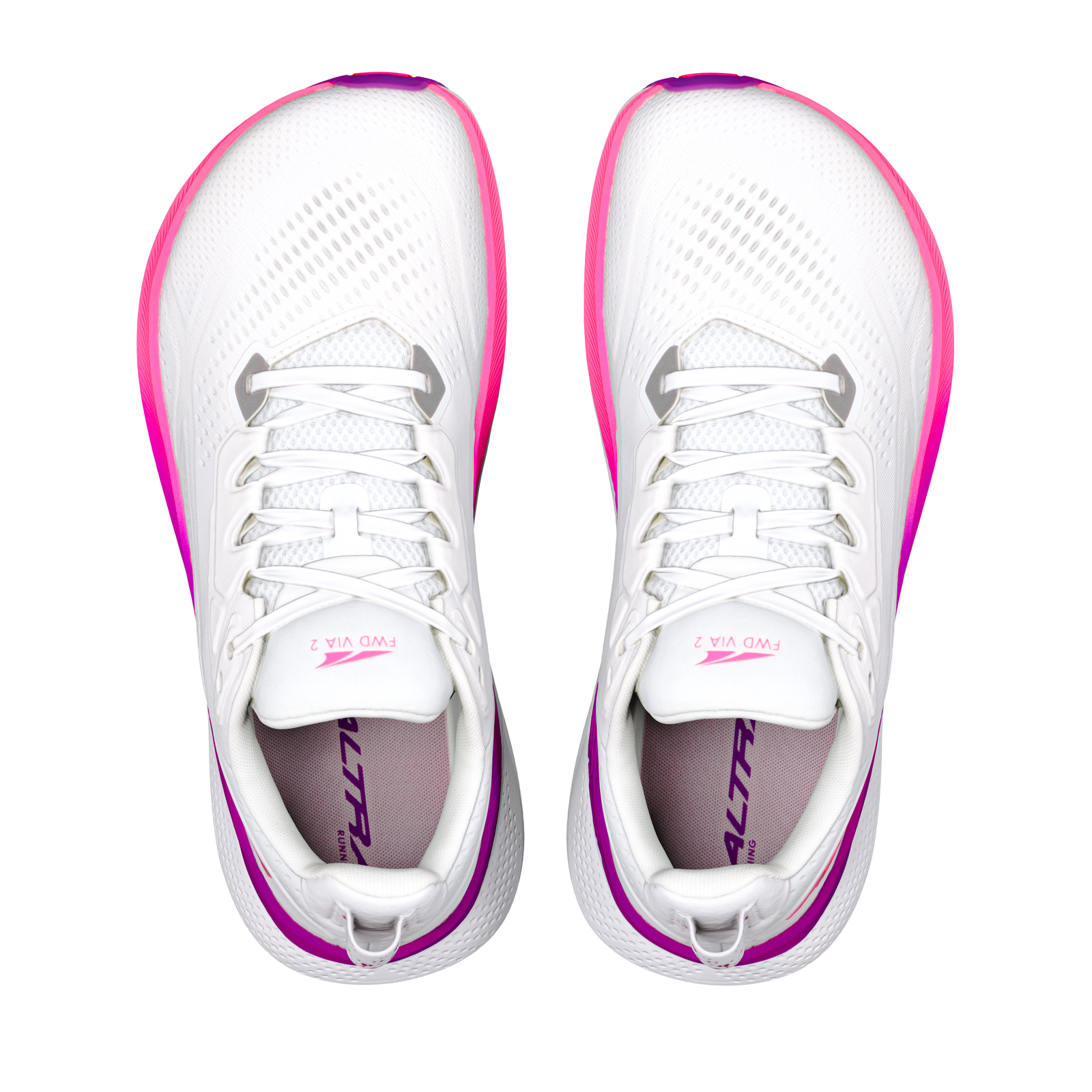 Women's FWD VIA 2 White/Silver/Purple - ver - 2