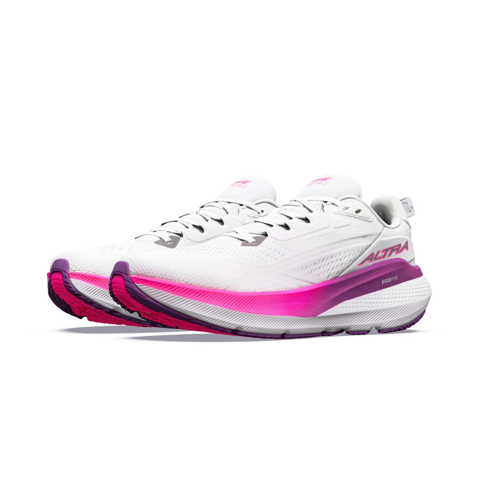 Women's FWD VIA 2 White/Silver/Purple - ver - 5