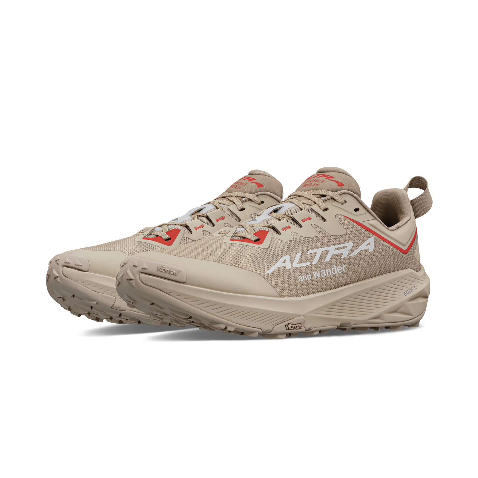 Women's Experience Wild 3+ X and wander Humus/Silver/Direct Red - ver - 5