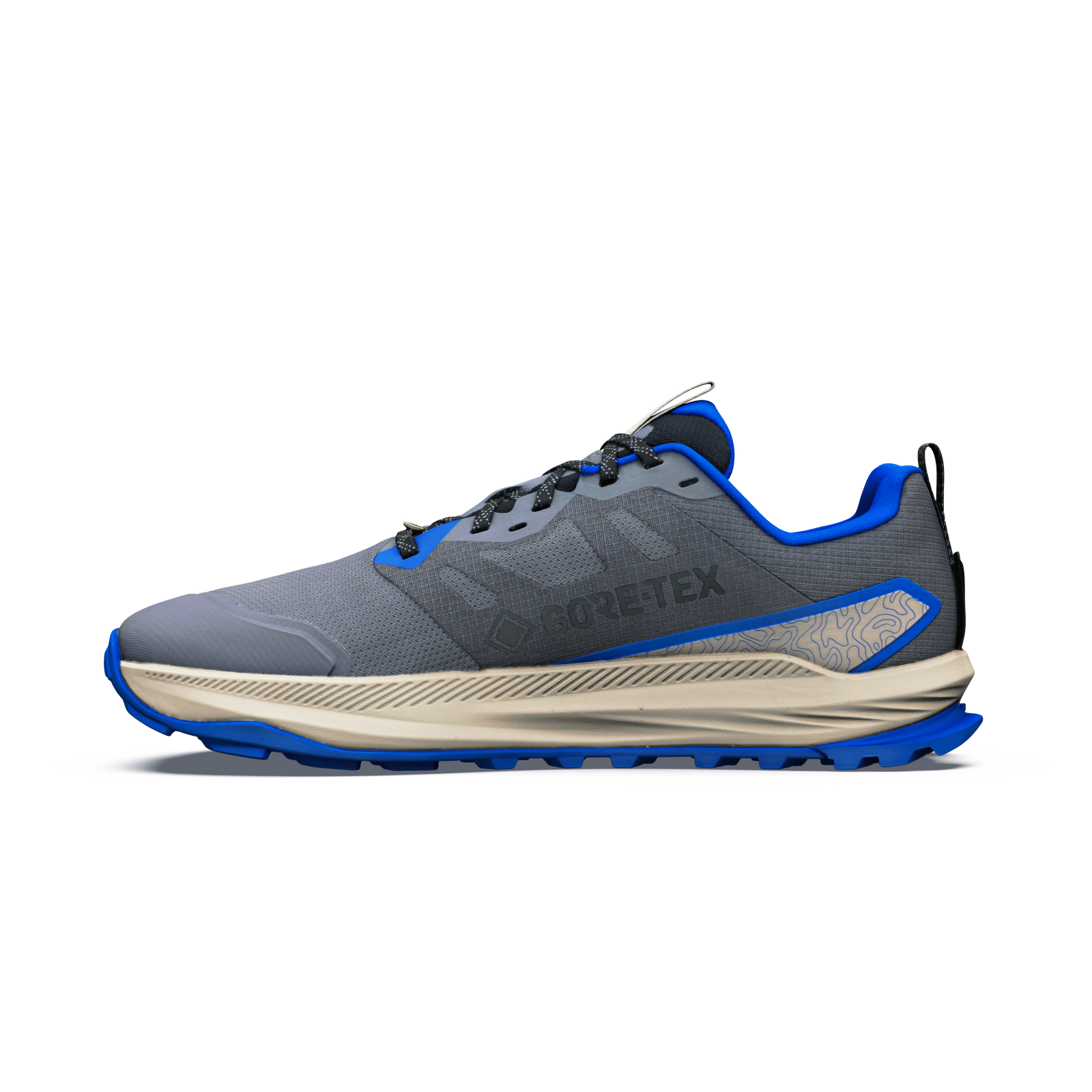 Men's Lone Peak 9 GTX Steel Gray/Black/Blue - ver - 4