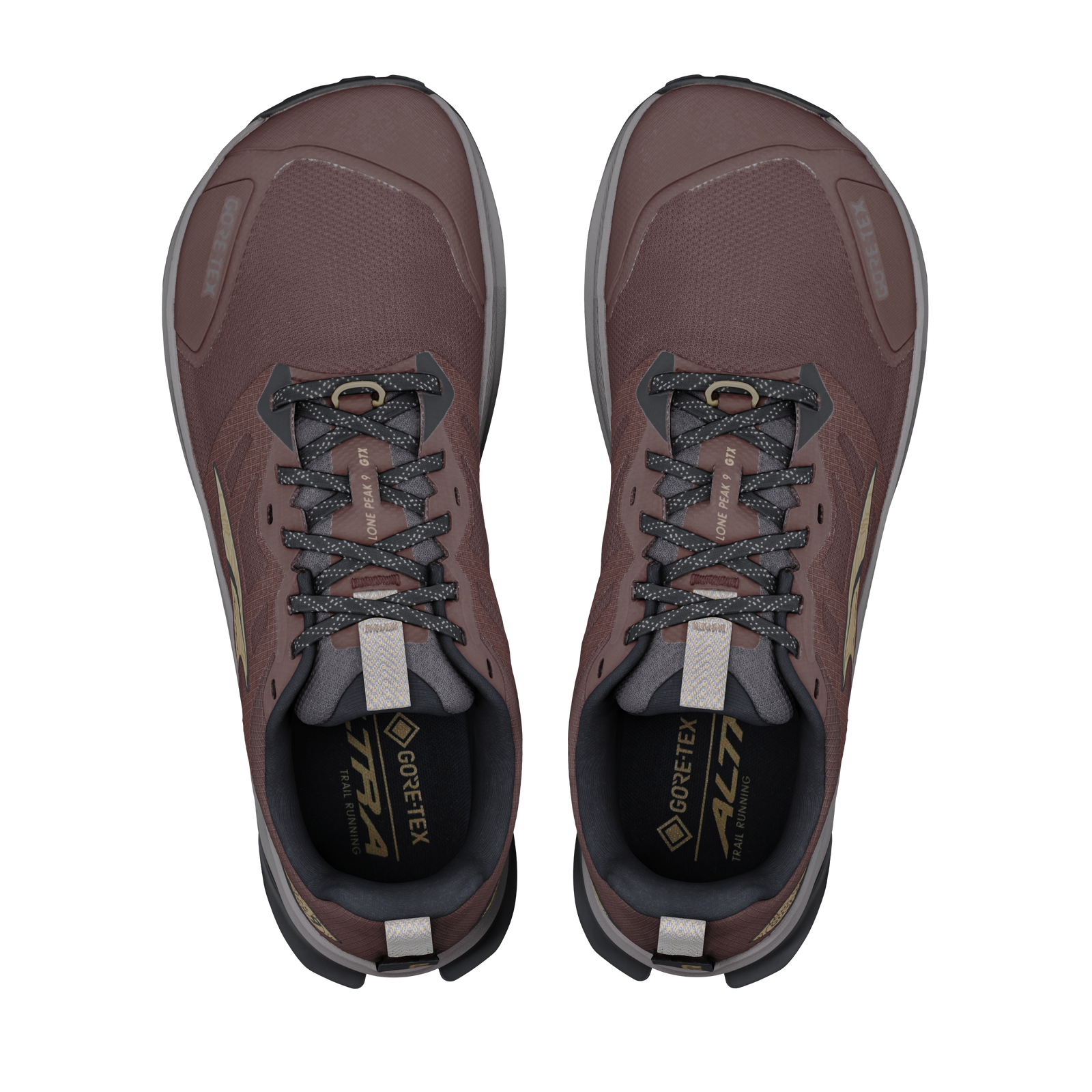 Men's Lone Peak 9 GTX Steel Gray/Black/Blue - ver - 2