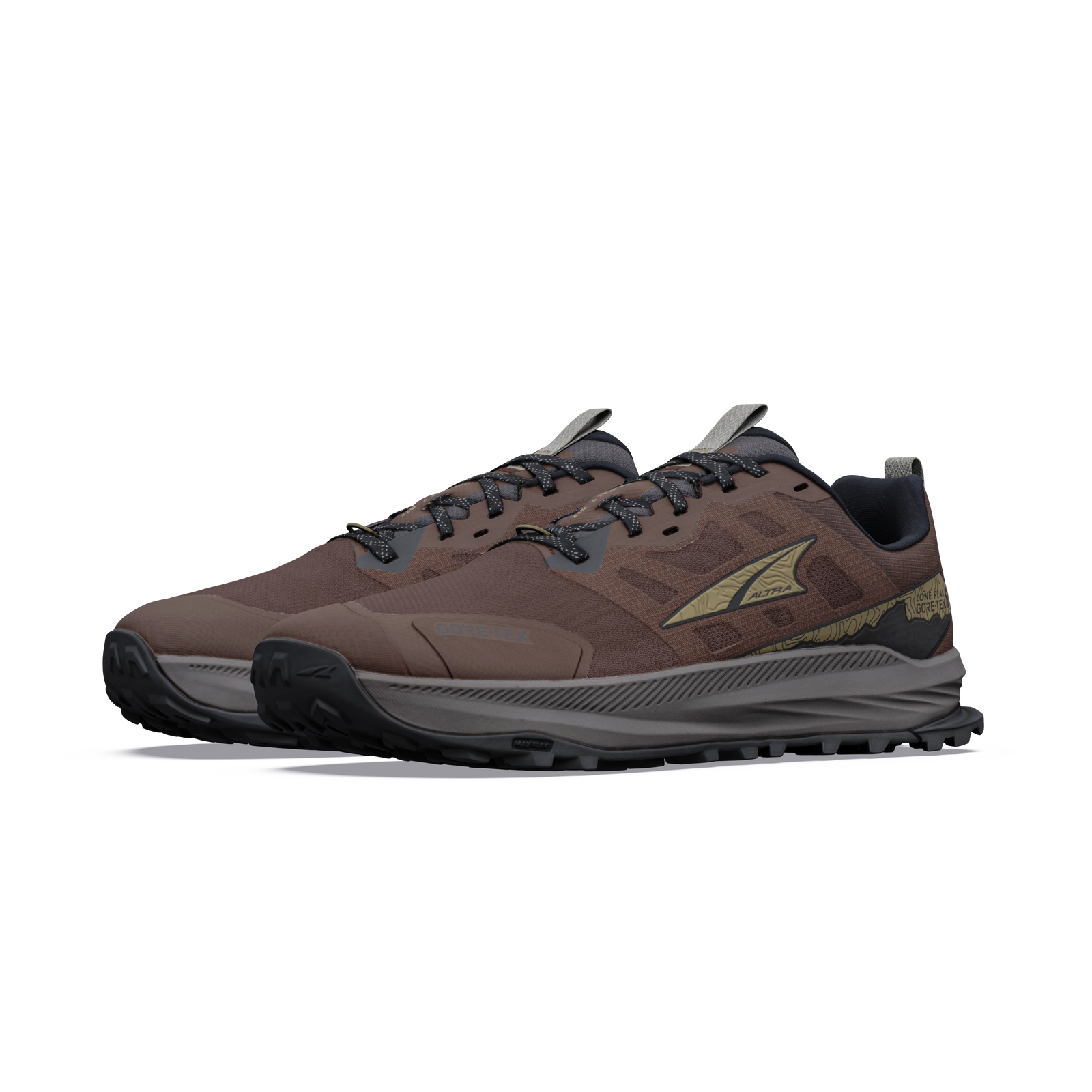 Men's Lone Peak 9 GTX Steel Gray/Black/Blue - ver - 5