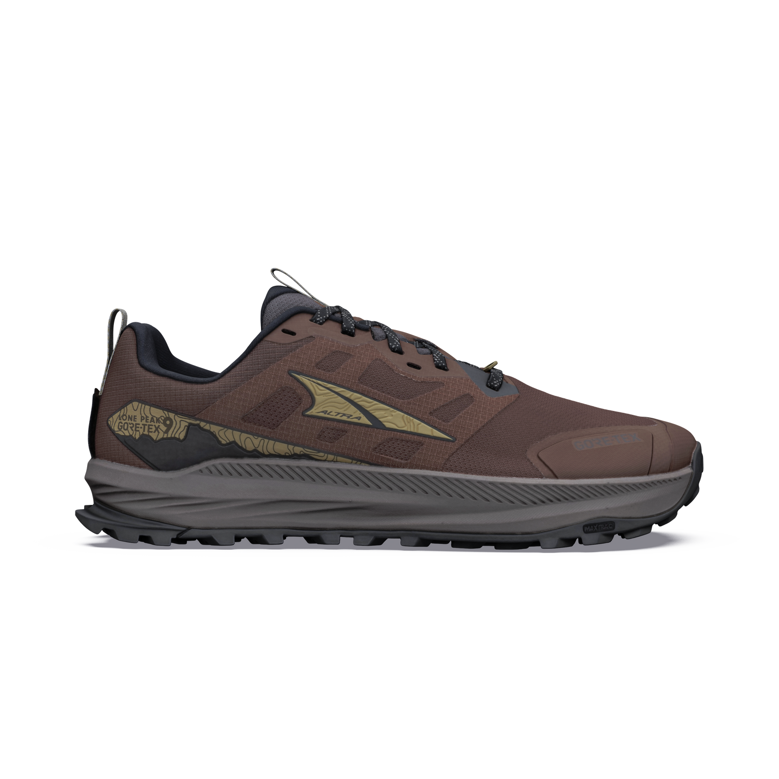 Men's Lone Peak 9 GTX Steel Gray/Black/Blue - ver - 1