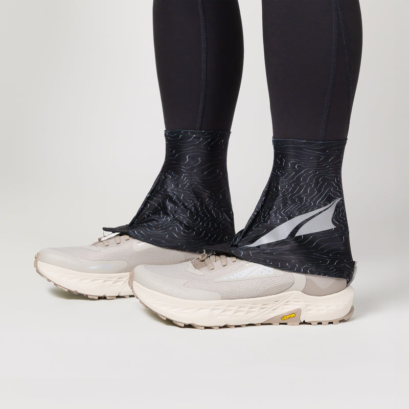 Trail Gaiter - Black/Silver/Gray / S