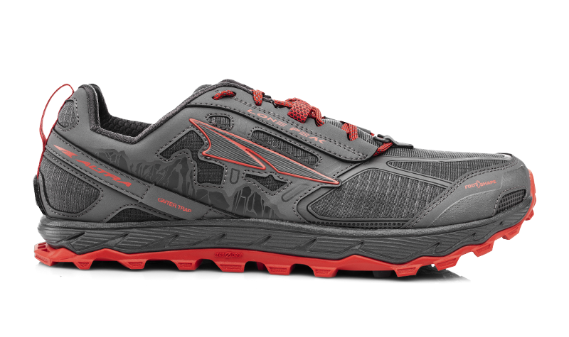 Altra Lone Peak 4 Mens Size 13 Black Red Trail Running Shoes Hiking Camping Altra Running Men main image 4