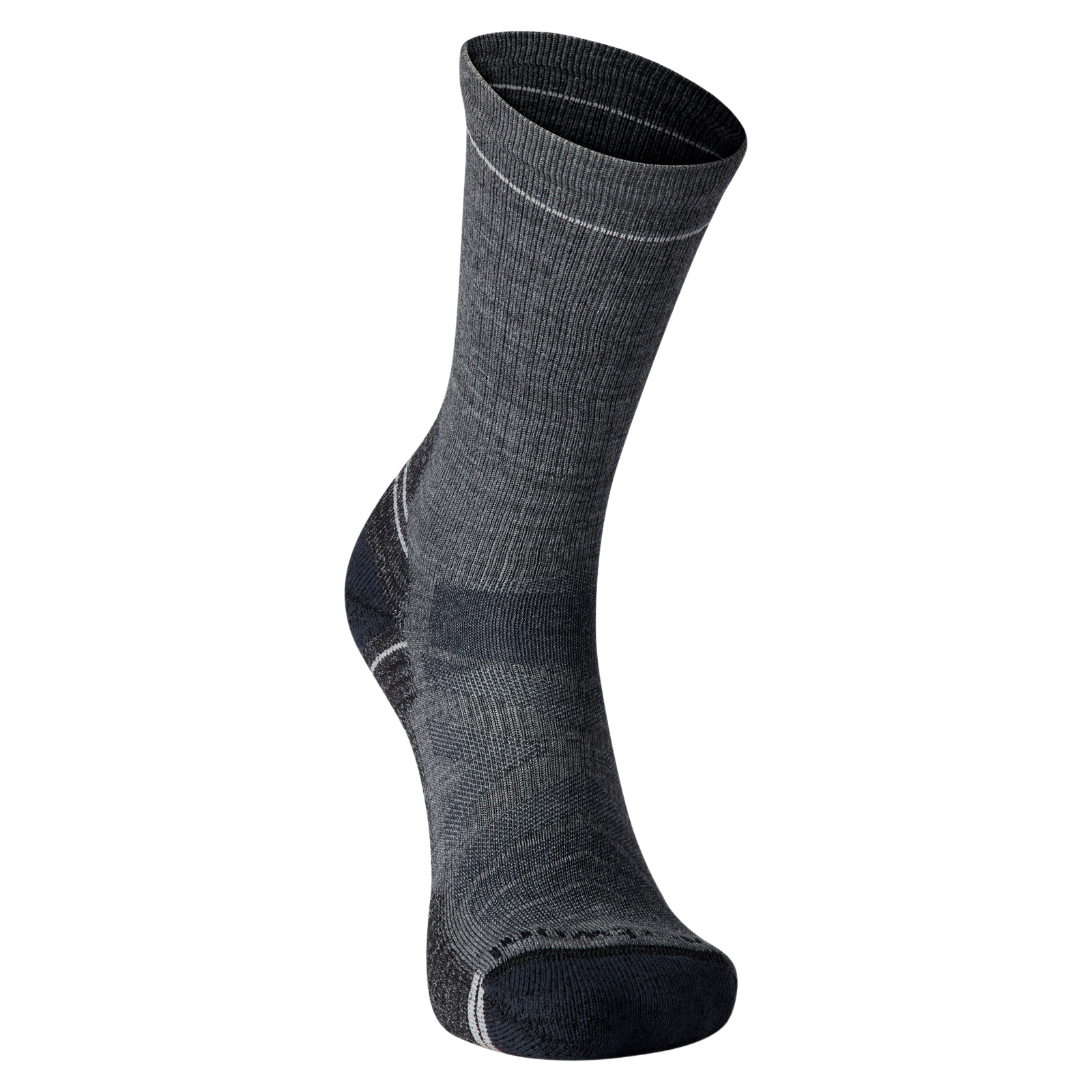 Hike Light Cushion Crew Socks Medium Gray - ver - 2